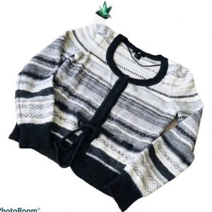 H&M angora blend sweater/fairisle/size XS/…